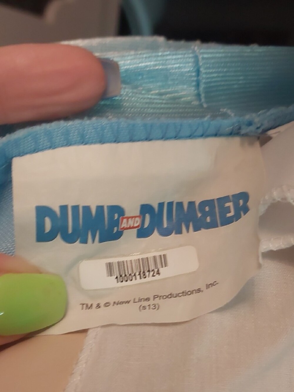 Light Blue Dumb And Dumber Costume Tuxedo Set with Ruffled Shirt and Top Hat - Picture 2 of 16